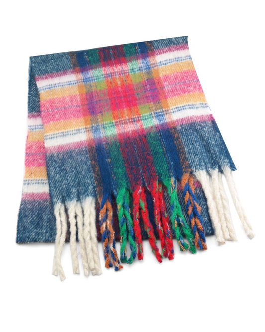Grace Tartan Blanket Scarf Assorted