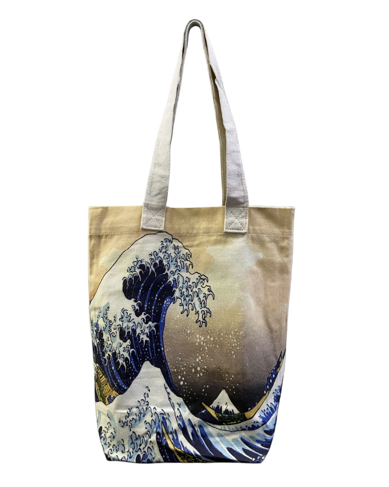 Hokusai The Great Wave Canvas Tote Bag Shopper