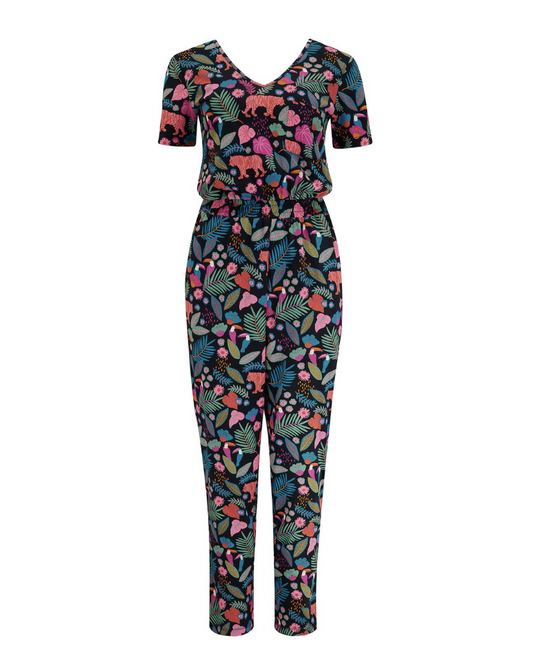 Bianca Tigers And Toucans Jumpsuit Sugarhill Brighton