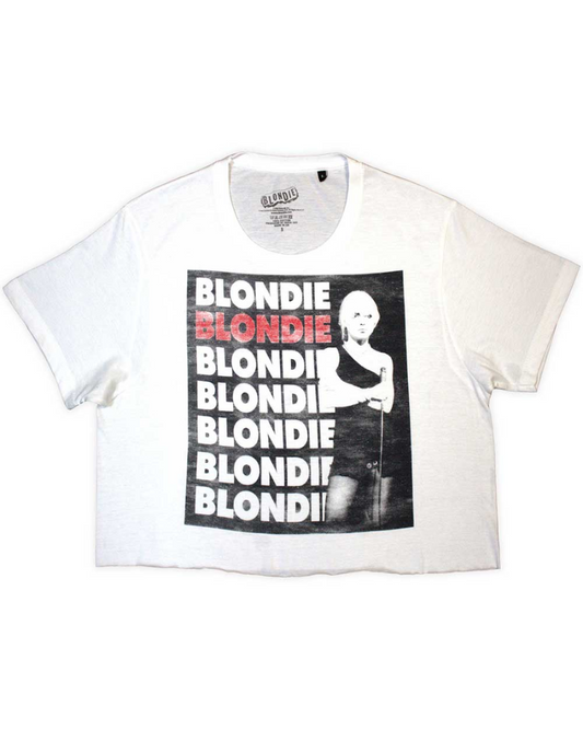 Blondie Stacked Logo Crop Top