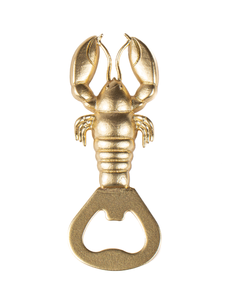 Golden Lobster Bottle Opener