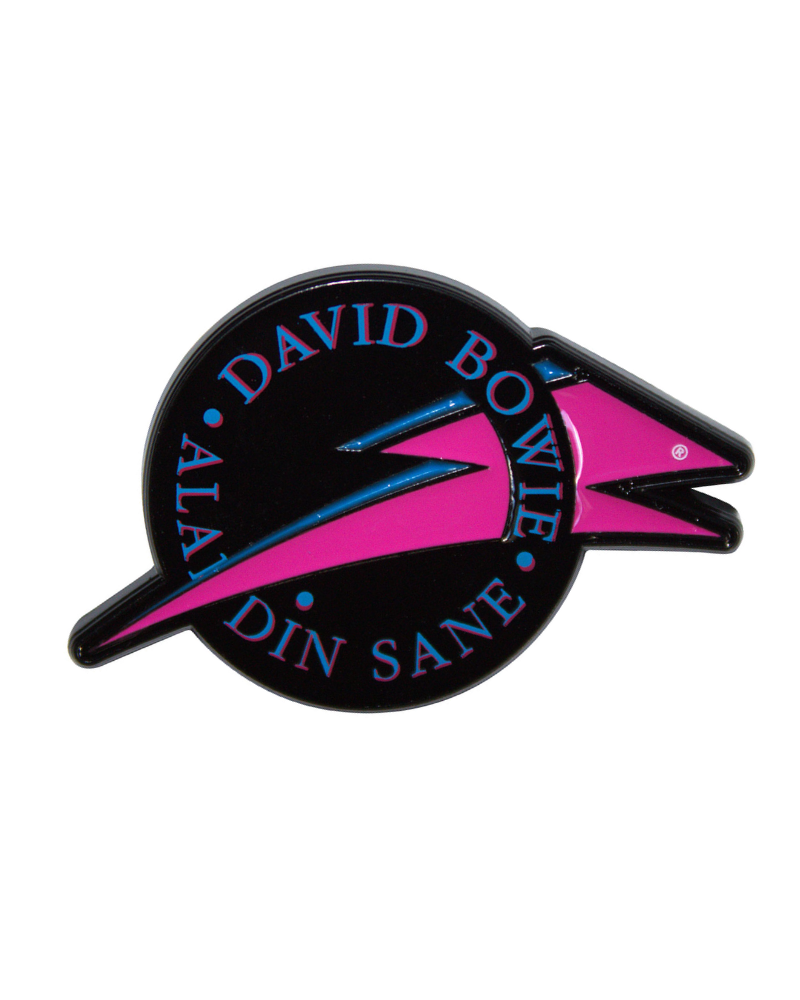 David Bowie Aladdin Zane Pin Badge