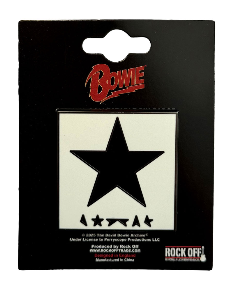 David Bowie Blackstar Pin Badge
