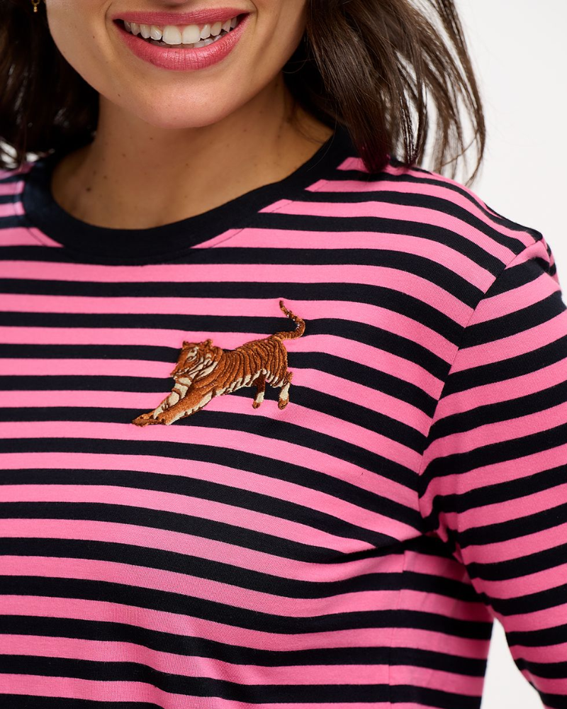 Brunswick Leaping Tiger Stripe Top by Sugarhill Brighton
