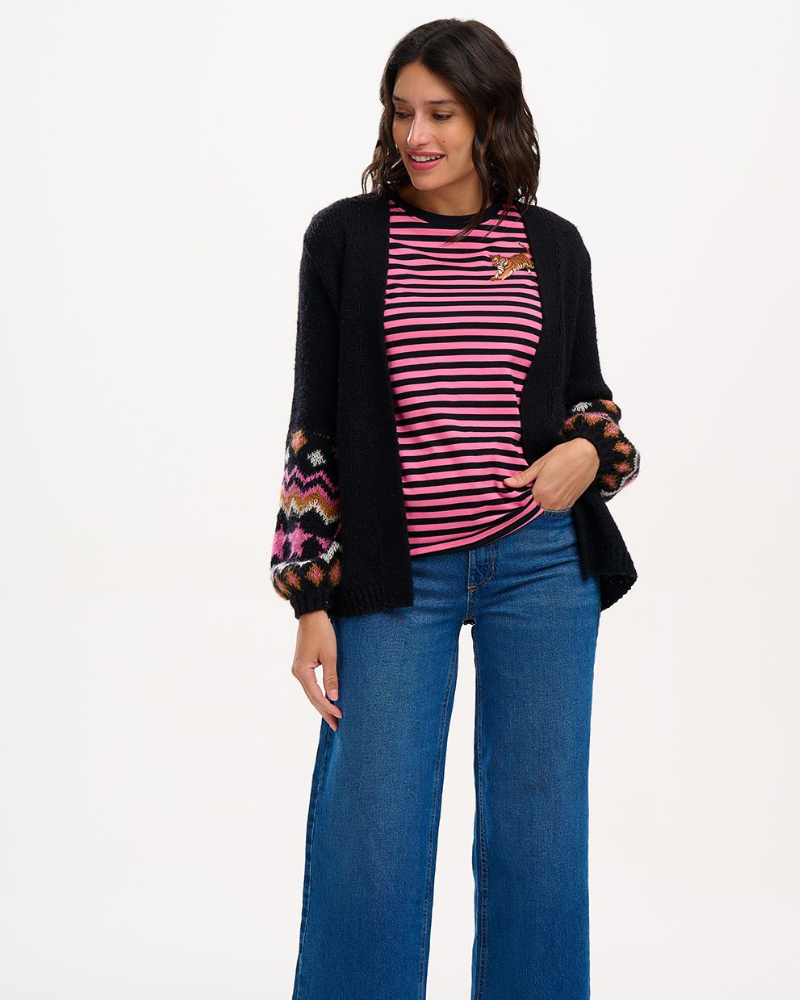 Brunswick Leaping Tiger Stripe Top by Sugarhill Brighton