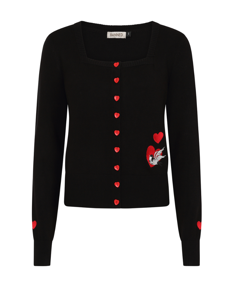 Annie Swallow Love Cardigan