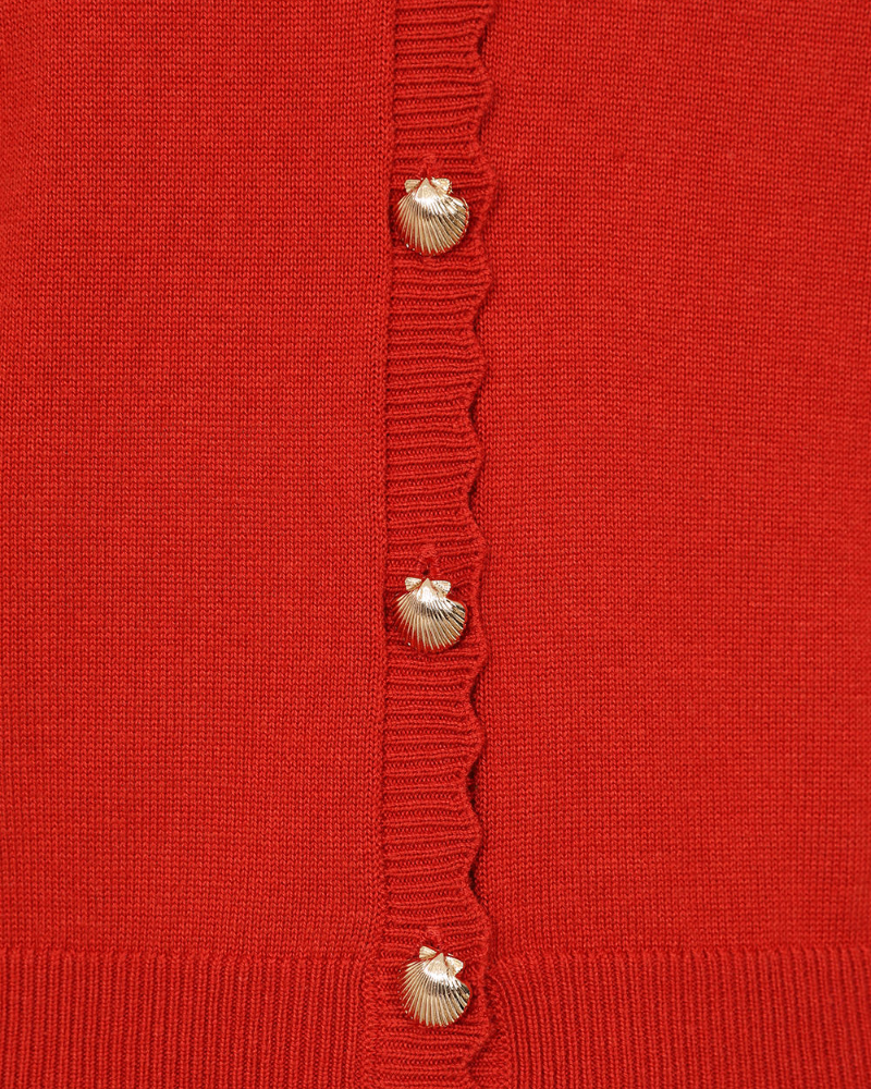 Thelma Scallop Shell Button Cardigan