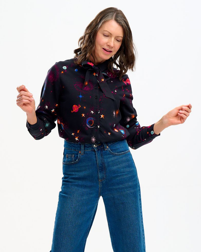 Catrina Colourful Universe Shirt by Sugarhill Brighton