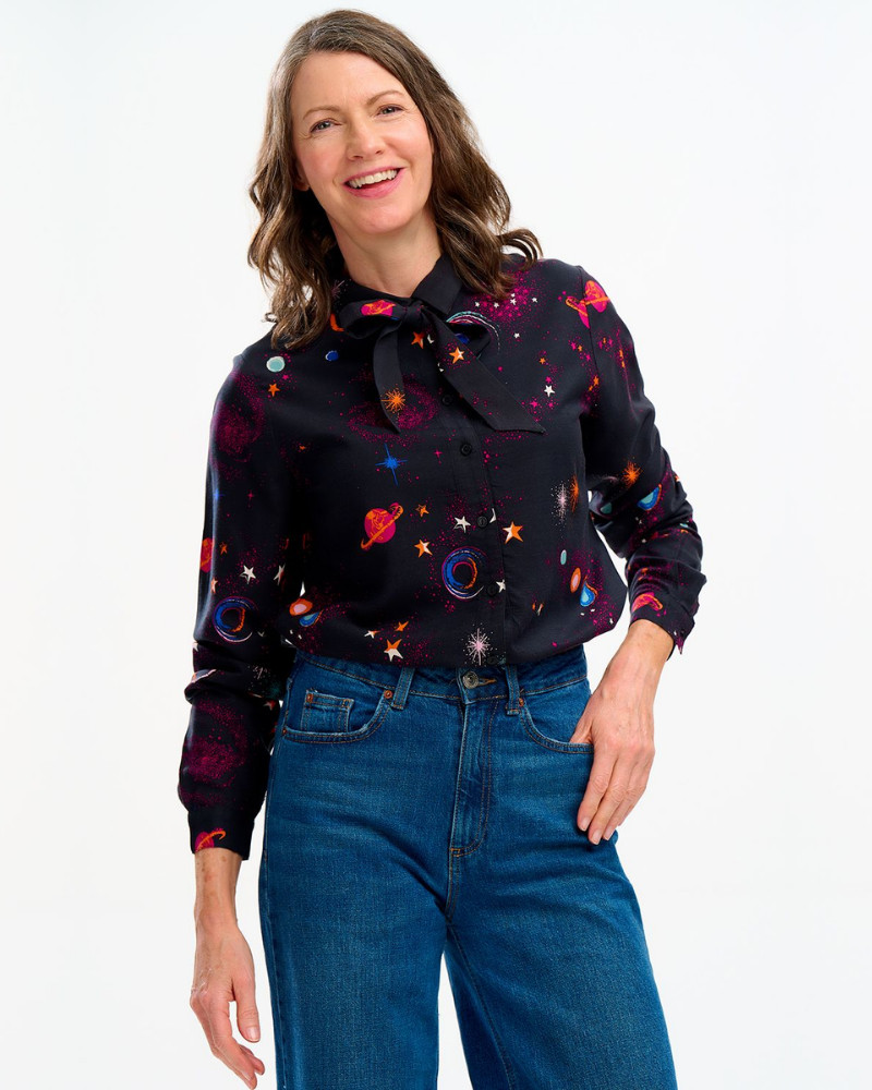 Catrina Colourful Universe Shirt by Sugarhill Brighton