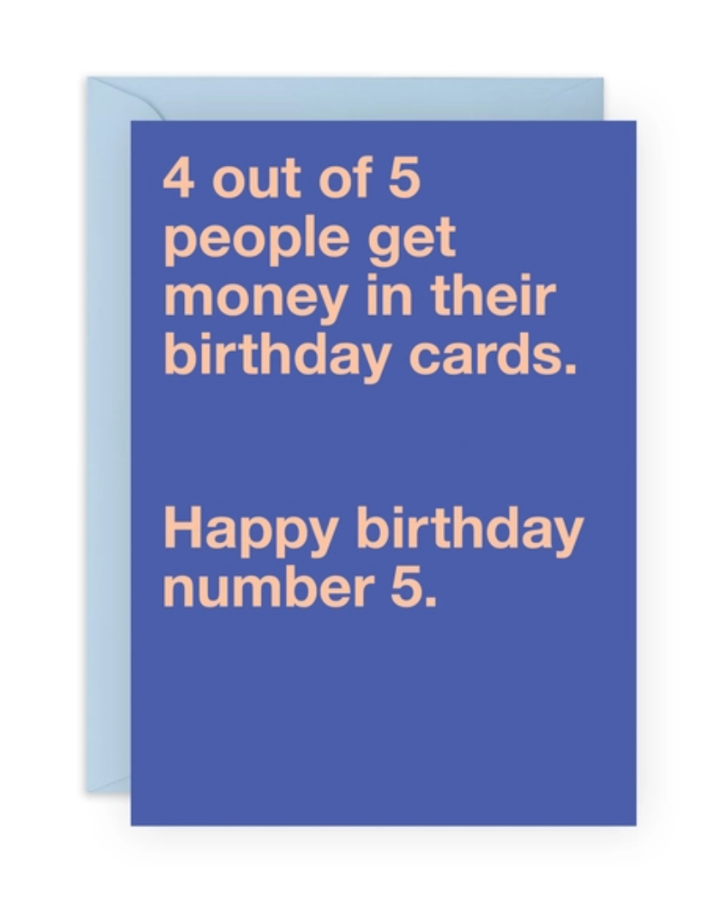 4 out of 5 People Card - Central 23