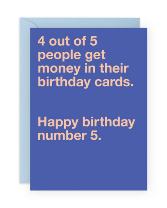 4 out of 5 People Card - Central 23