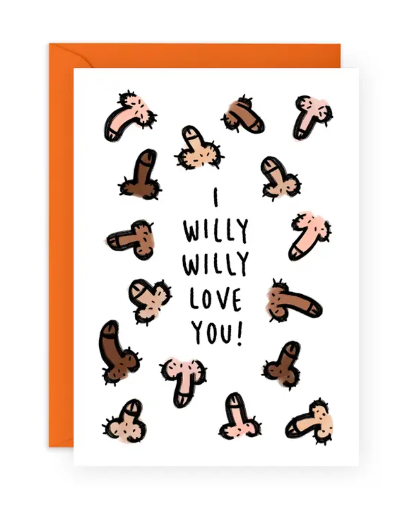 I Willy Love You Greeting Card