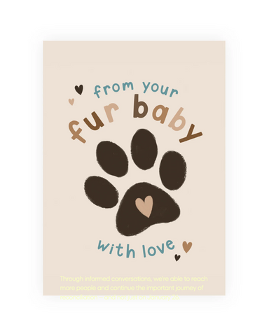 From Your Fur Baby With Love Greeting Card