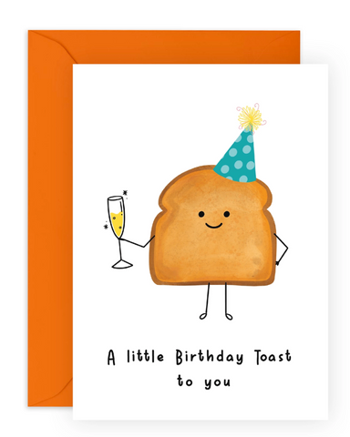 A Little Birthday Toast Card