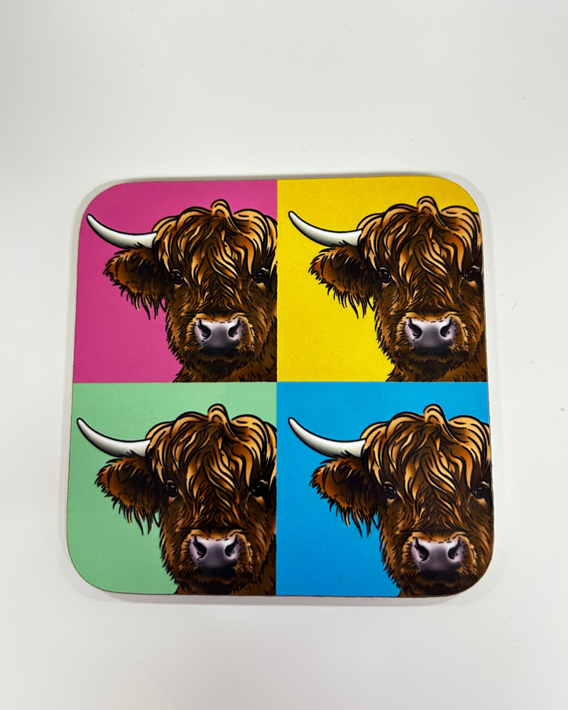 Pop Coo Cow Coaster