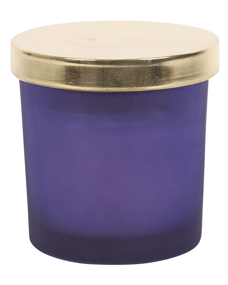 Third Eye Chakra Lavender Crystal Chip Candle