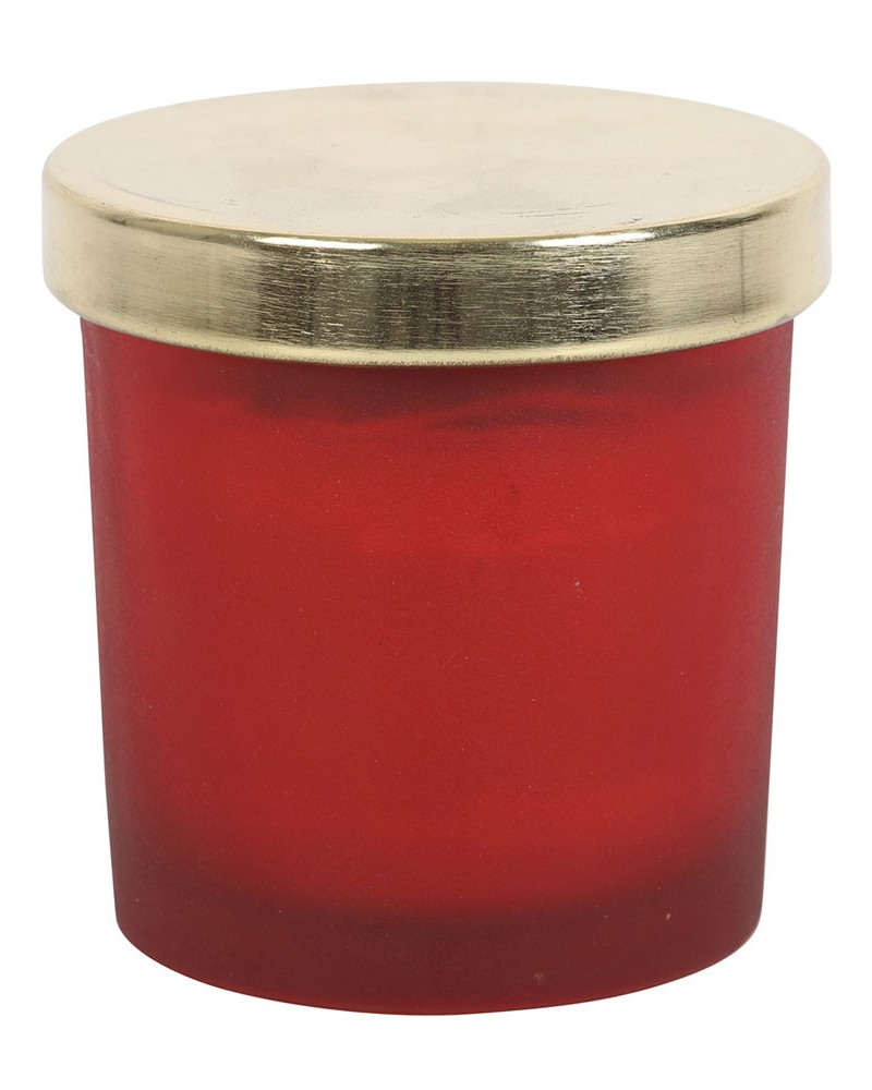 Root Chakra Strawberry Crystal Chip Candle