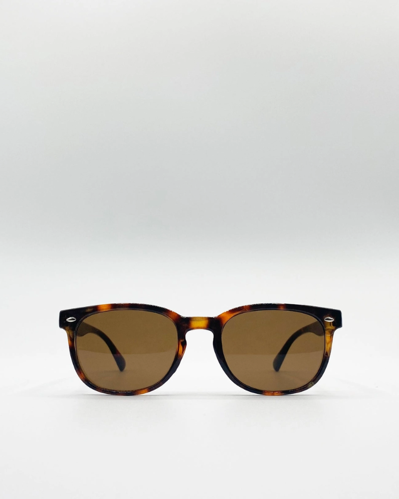 Classic Preppy Square Frame Sunglasses