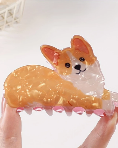 Corgi Puppy Hair Claw