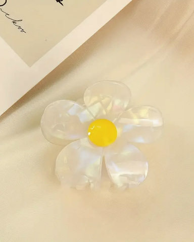 Daisy Flower Hair Claw