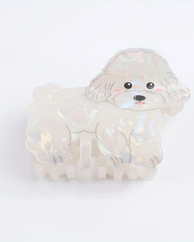Poodle Pup Hair Claw