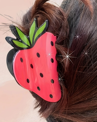 Strawberry Fruit Hair Claw