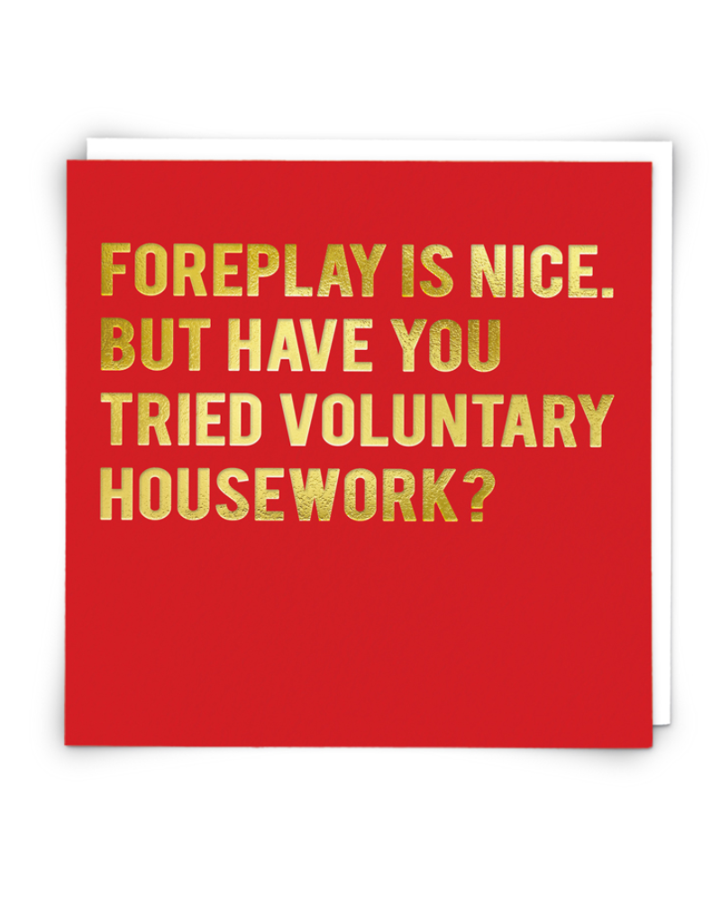 Foreplay is Nice Card