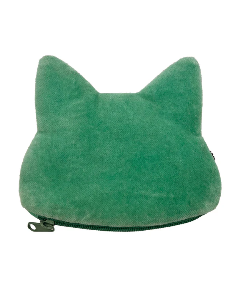 Catnip Cat Beaded Coin Purse