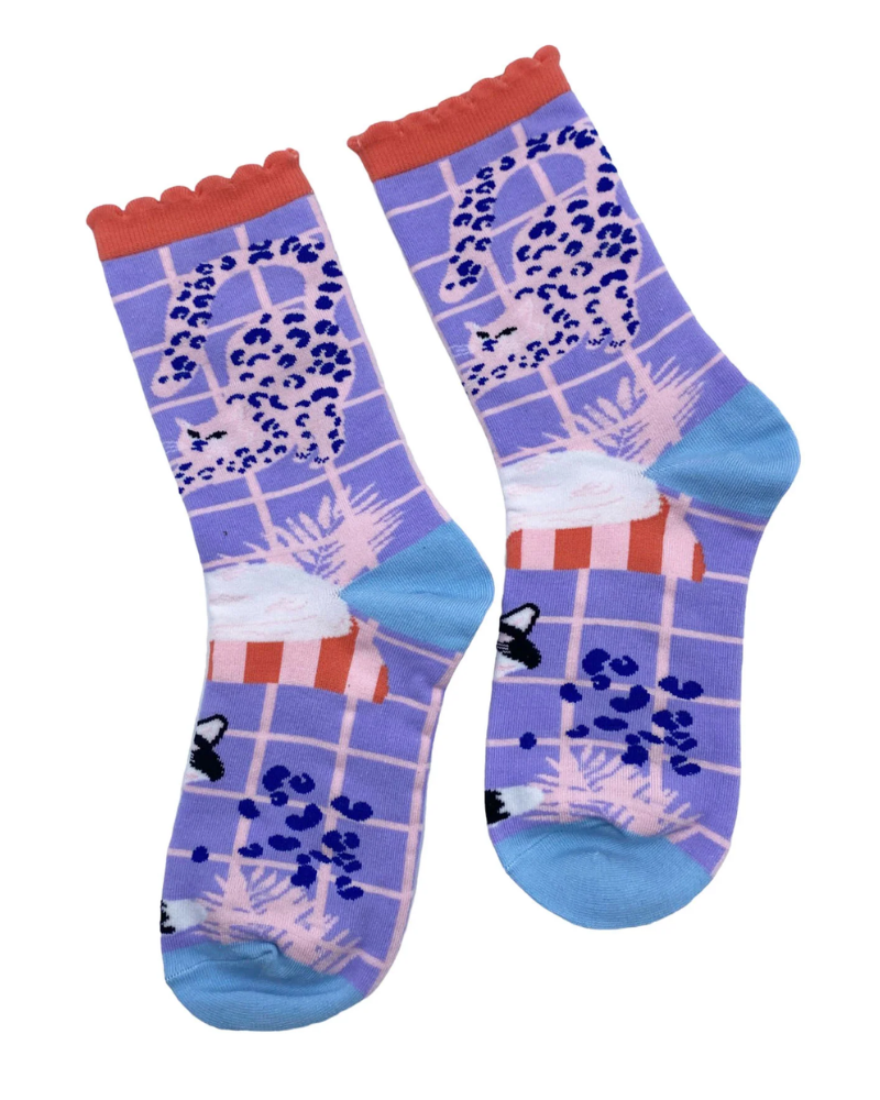 Catnip I Love Cats Bamboo Socks