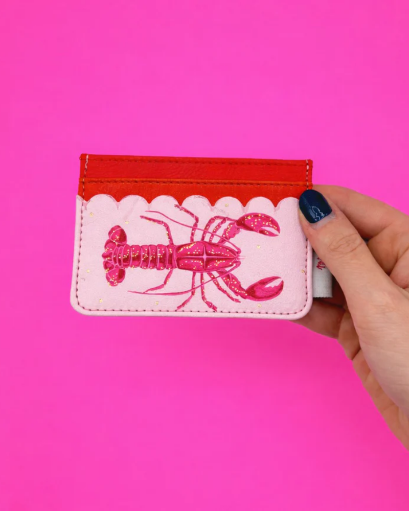 Tide Lobster Coral Card Holder