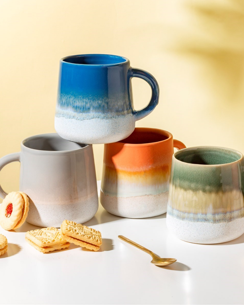Mojave Glaze Mug in Blue