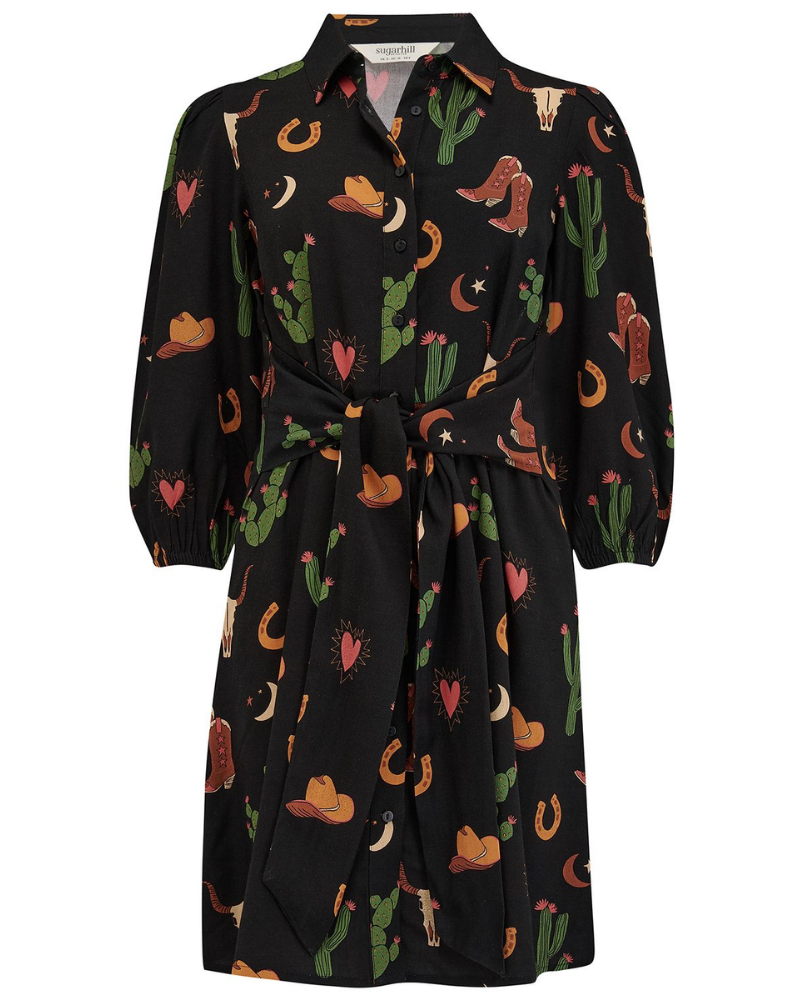 Mildred Cowgirl Shirt Dress By Sugarhill Brighton