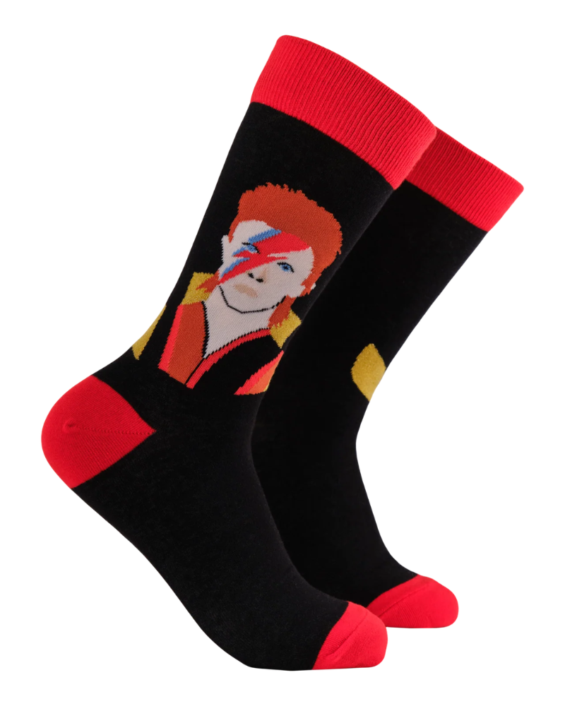David Bowie Crew Socks