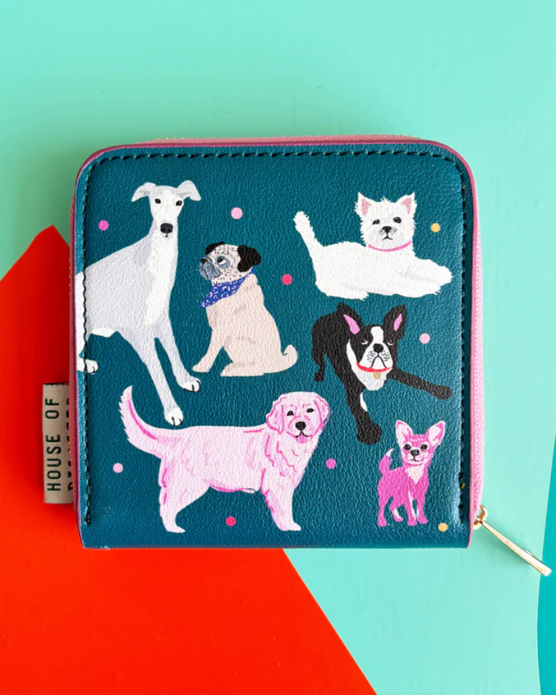 Dog House Less Slog More Dog Zip Purse