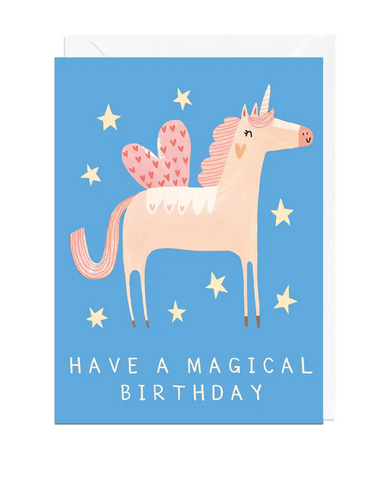 Magical Unicorn Birthday Card