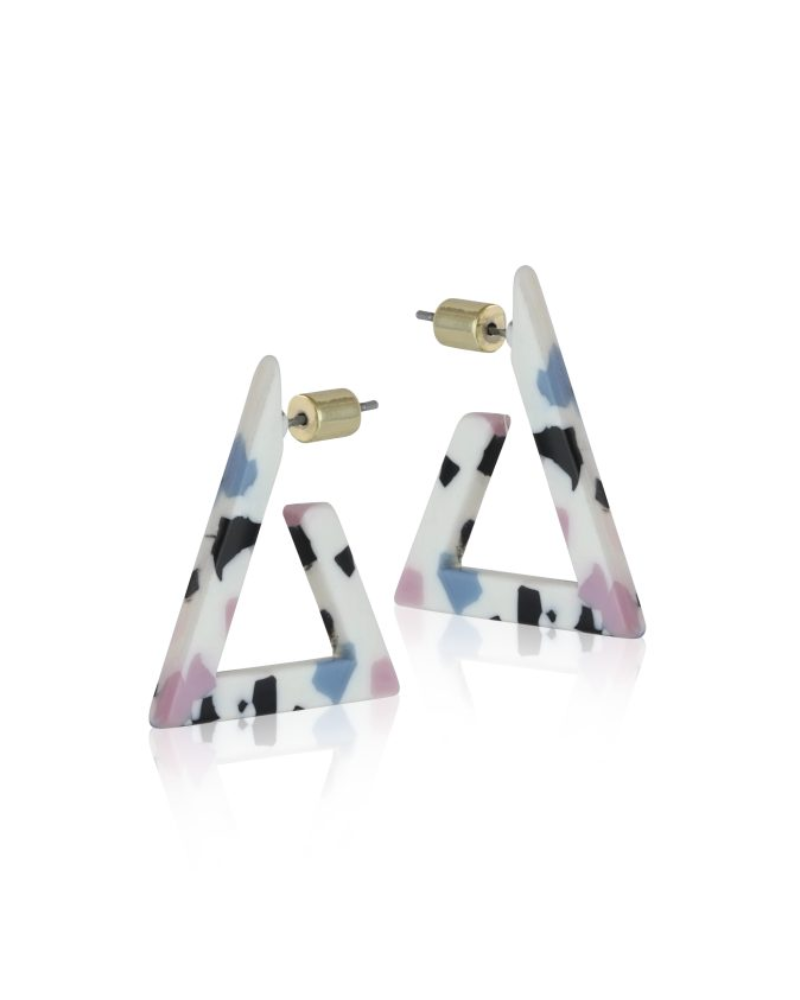 Daria Triangle Resin Earrings