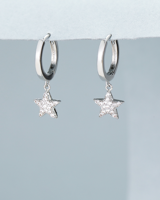 Star Huggies Earrings