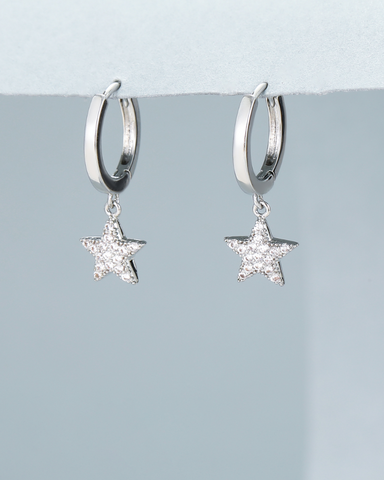 Star Huggies Earrings