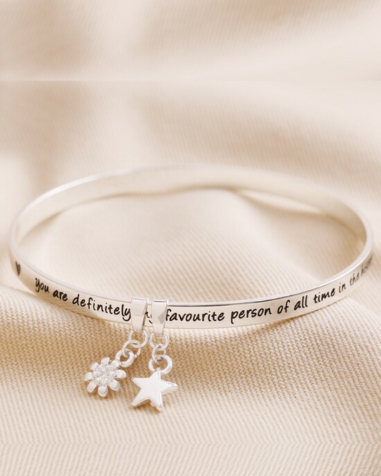 Favourite Person Message Bangle
