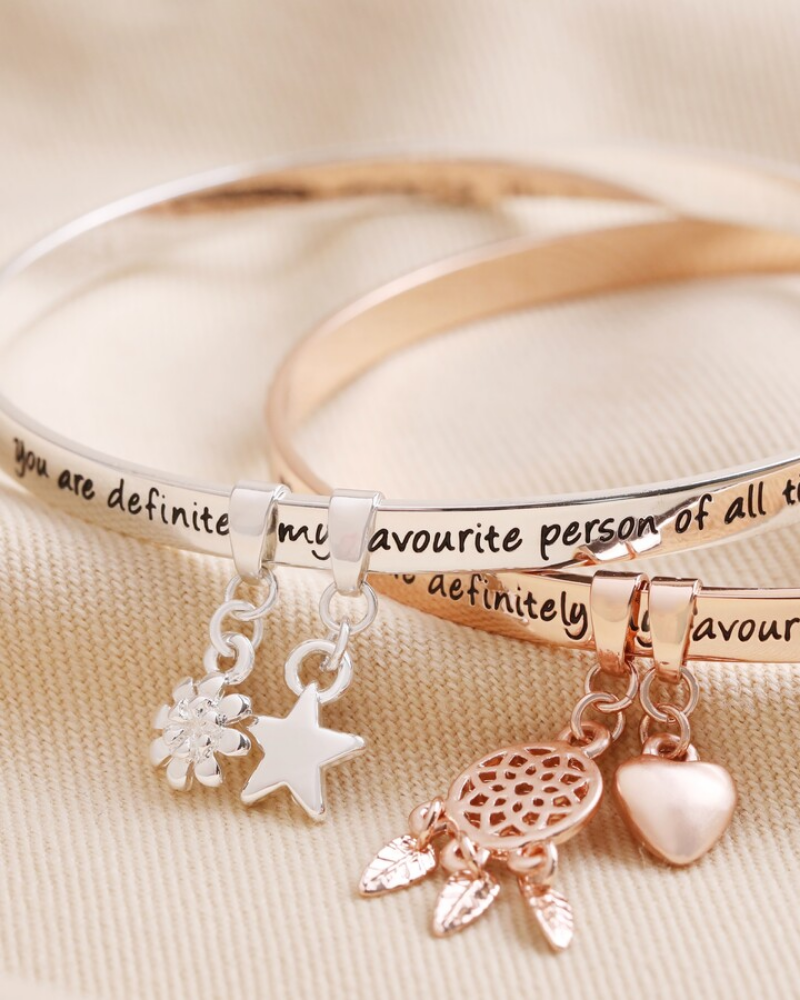 Favourite Person Message Bangle
