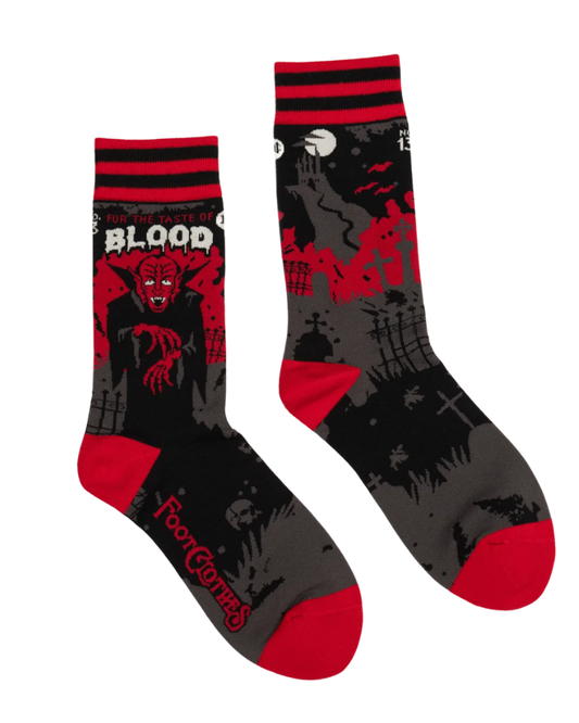 Dracula's Bloodlust Crew Socks