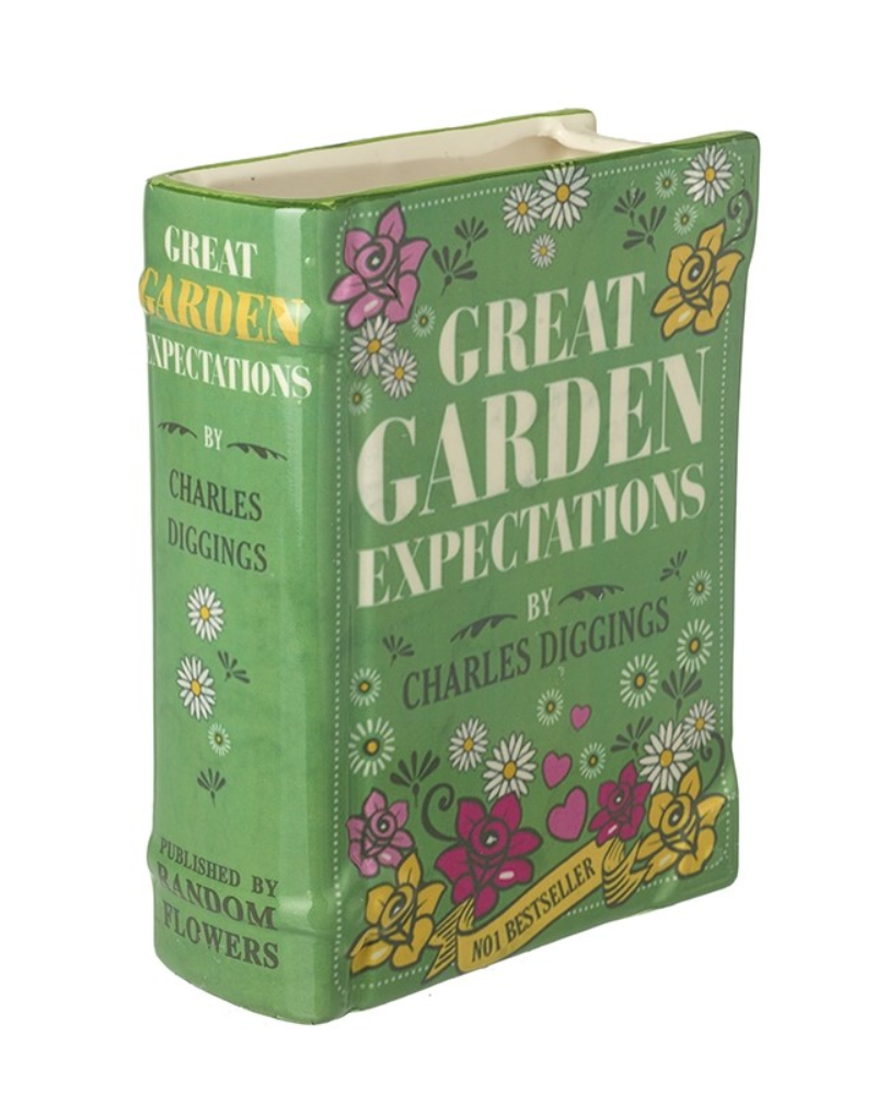 Dickens Great Garden Expectations Book Vase