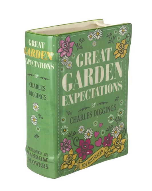 Dickens Great Garden Expectations Book Vase