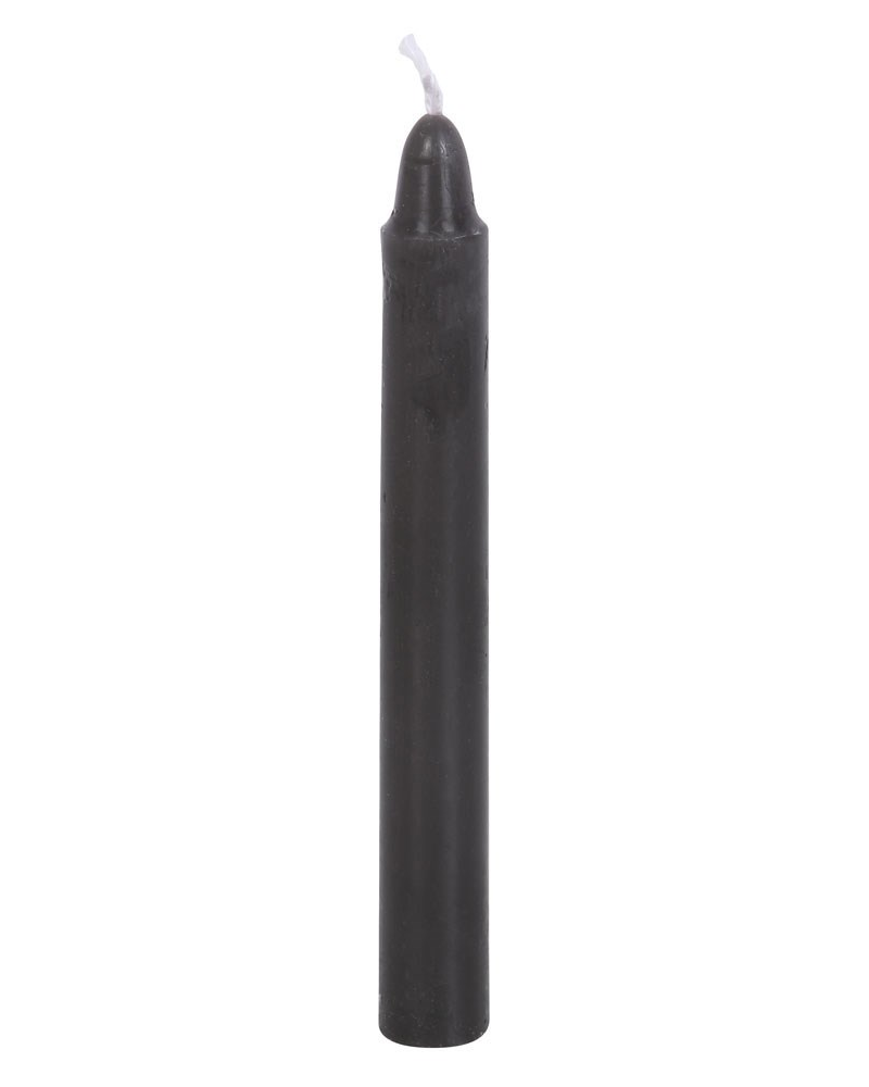 Set of 12 Black 'Protection' Magic Spell Candles