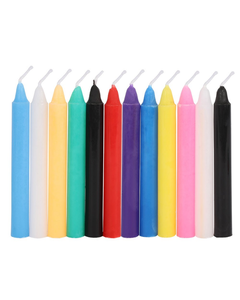 Set of 12 Mixed Magic Spell Candles