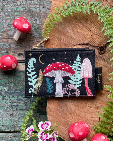 Forage Mushroom Zip Purse