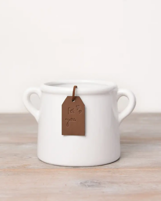 For You White Pot