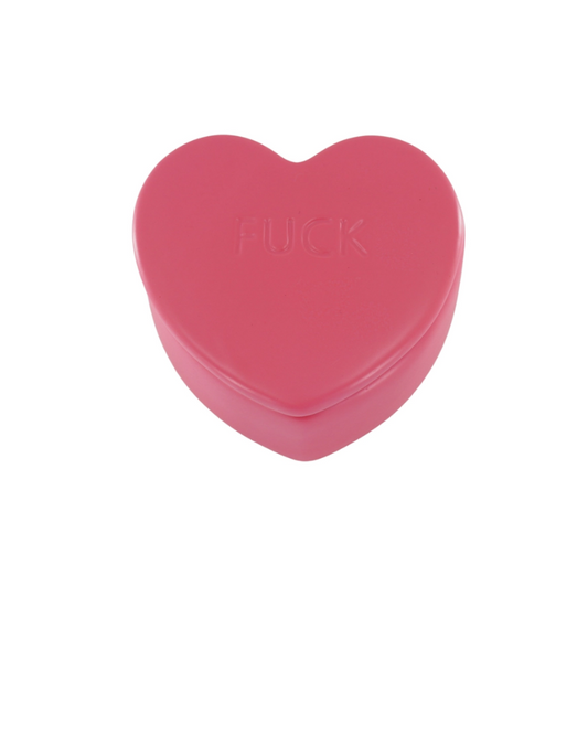 Ceramic "FUCK" Candy Heart Jar