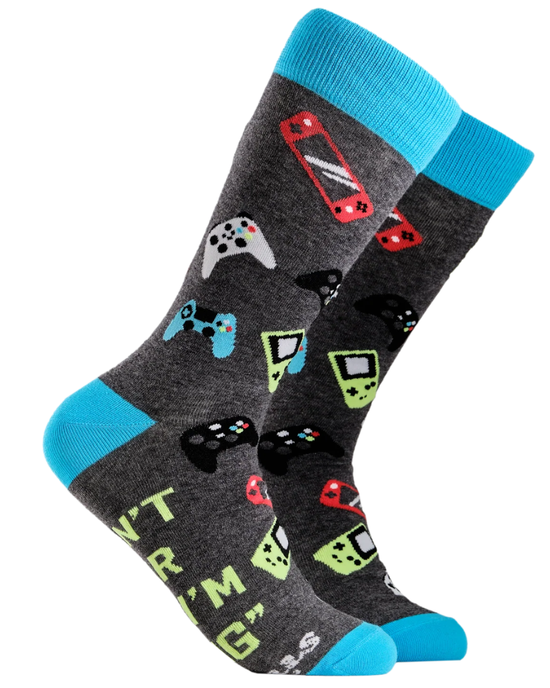 I Can't Hear You I'm Gaming Crew Socks