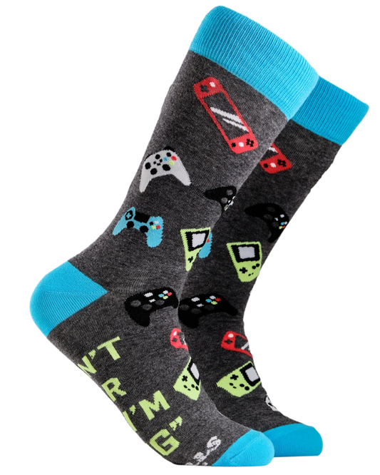 I Can't Hear You I'm Gaming Crew Socks